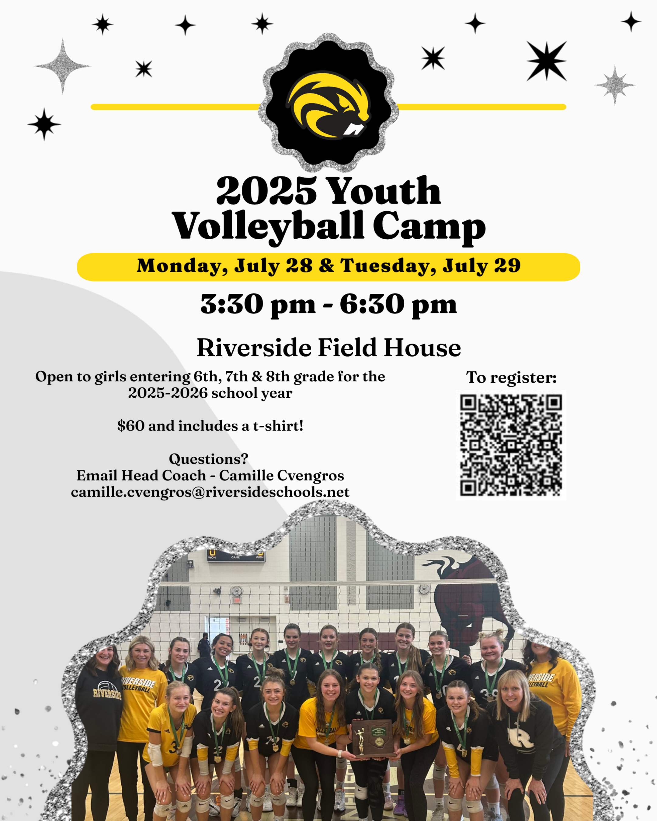 Registration for Volleyball Youth Camp